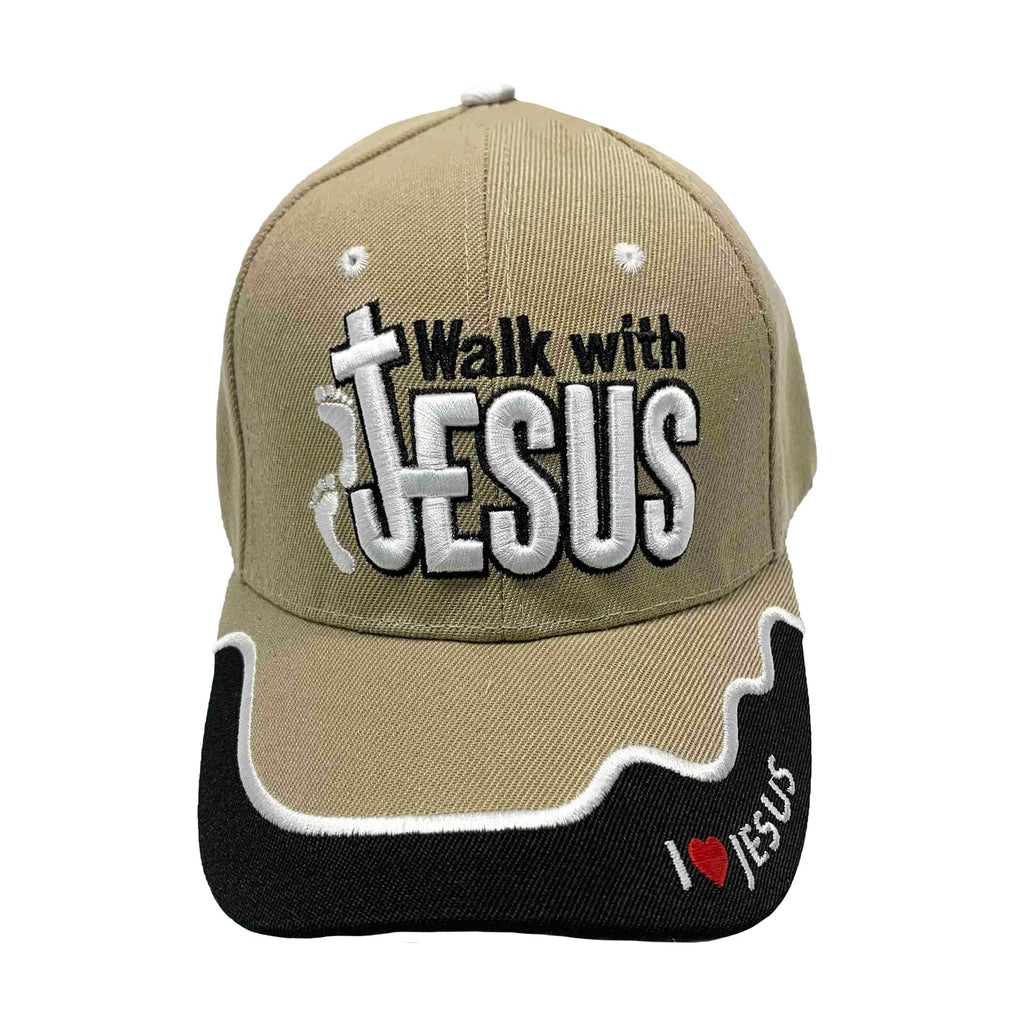 Walk With Jesus™ Faith Hat | Faith Over Fear Christian Cap