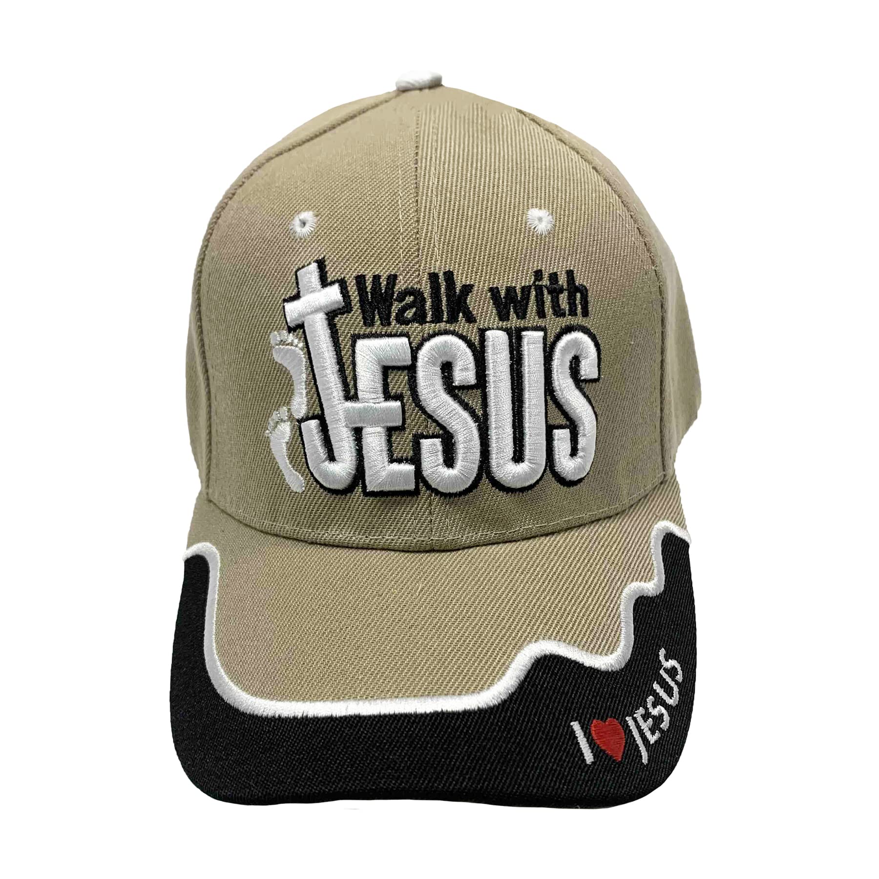 Walk With Jesus™ Faith Hat | Faith Over Fear Christian Cap