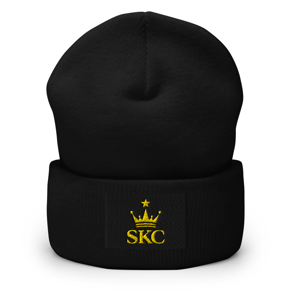 SKC Crown Cuffed Beanie – Star King Collective | Premium Embro Knit Hat (Yupoong 1501KC)