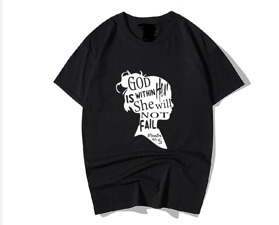 "Unisex Short Sleeve T-Shirt: God is Within Her"