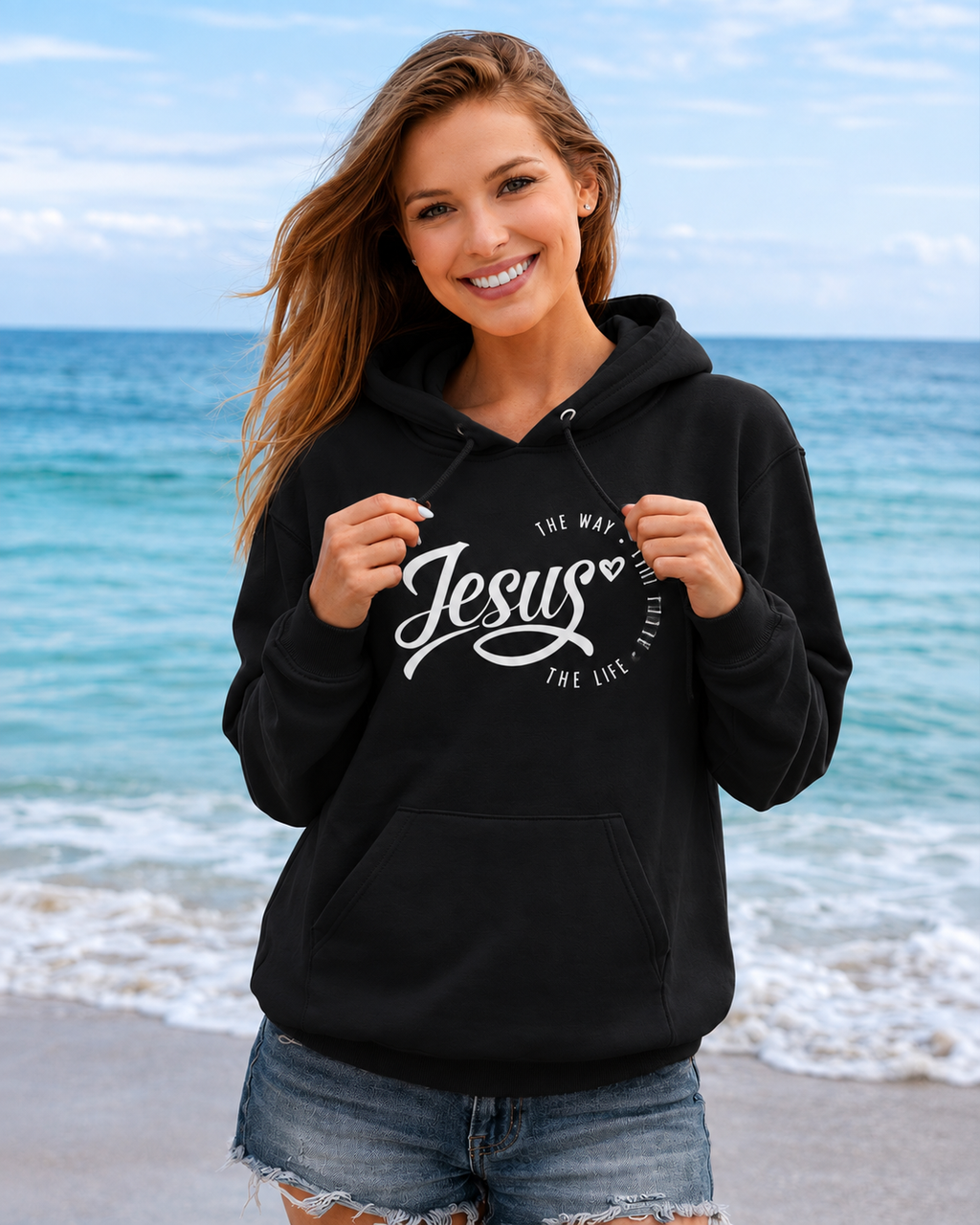 Jesus — The Way. The Truth. The Life™ Unisex Hoodie | John 14:6 | The Star King Collective