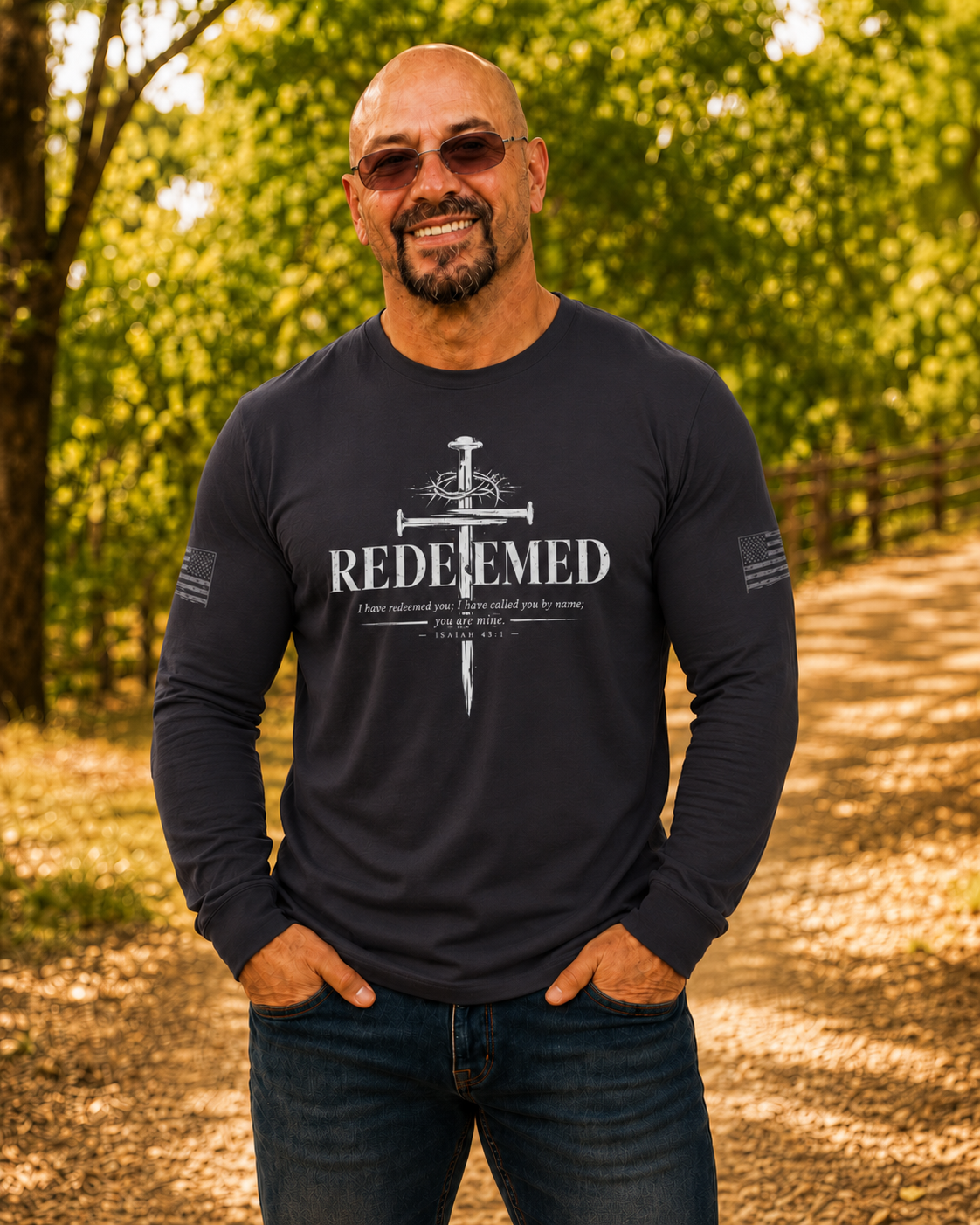 Redeemed™ Long Sleeve Fitted Crew | The Star King Collective