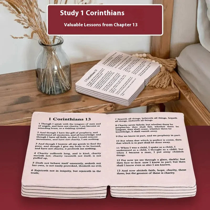 Christmas Bible Plush Pillow Doll