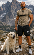 Vintage Jesus Cross Print Men's T-Shirt - Summer Style