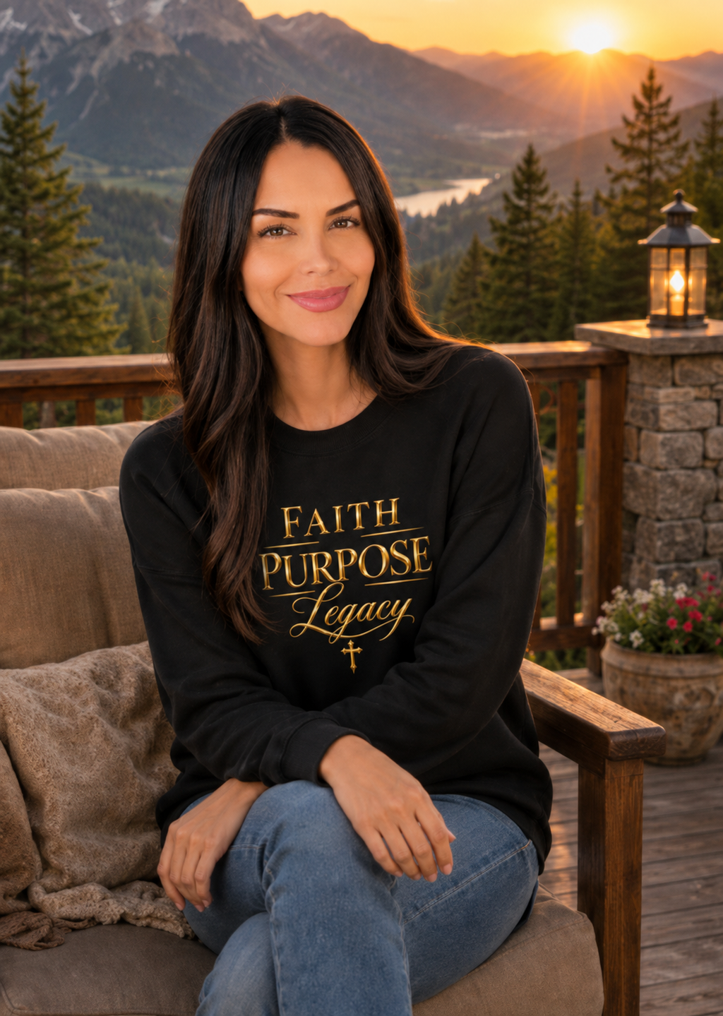 Faith • Purpose • Legacy™ Long Sleeve Shirt | The Star King Collective