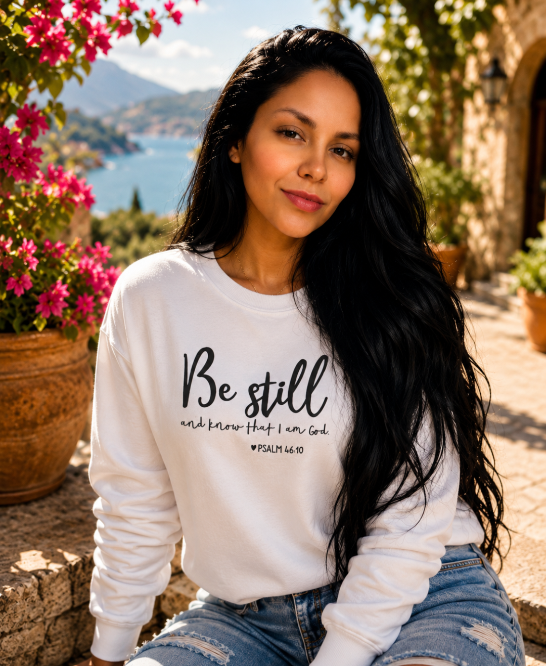 Be Still and Know That I Am God Sweatshirt for Women