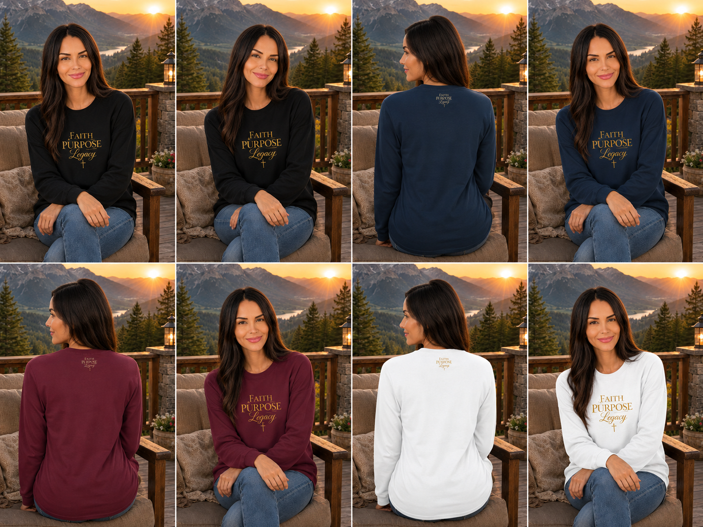 Faith • Purpose • Legacy™ Long Sleeve Shirt | The Star King Collective