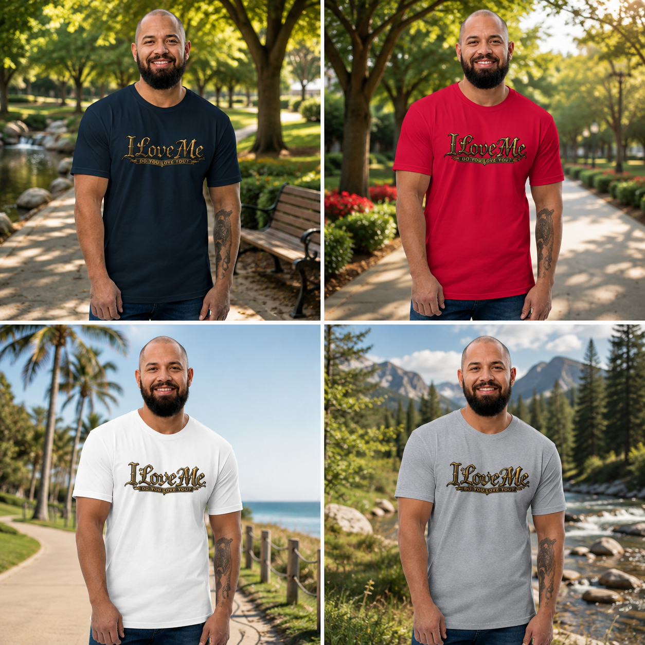 I Love Me™ – Self-Worth Tri-Blend Tee | The Star King Collective
