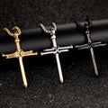Iron Nail Cross Pendant Necklace | Men's Faith Jewelry