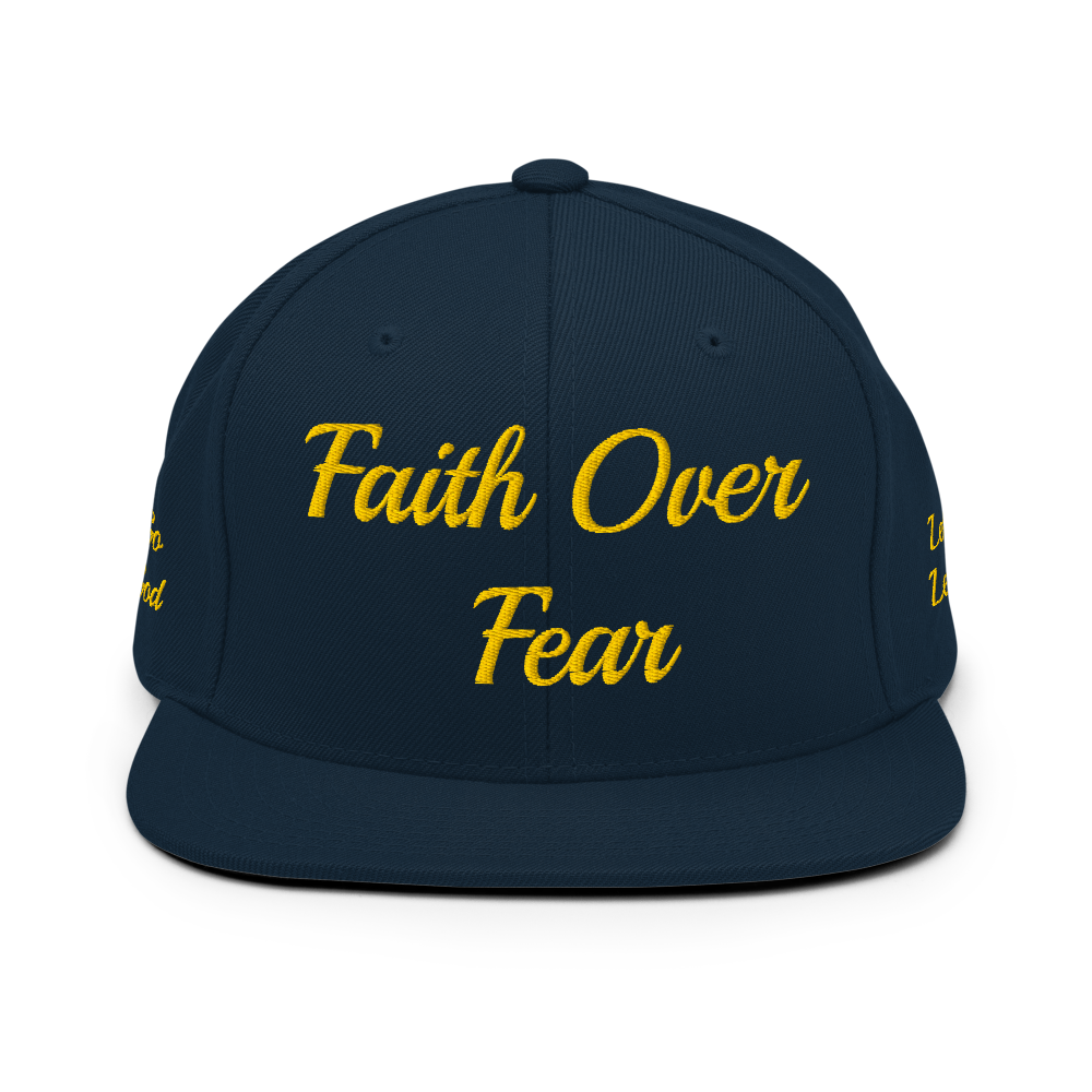 Faith Over Fear™ Snapback Hat – Star King Collective (Yupoong 6089M)
