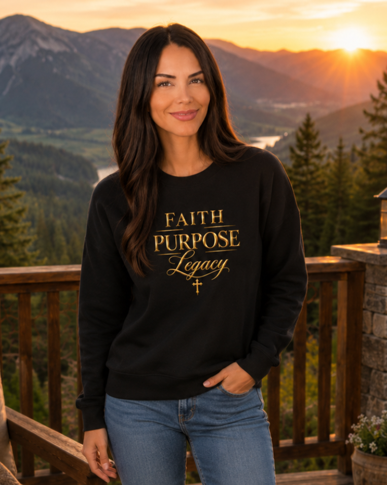 Faith • Purpose • Legacy™ Long Sleeve Shirt | The Star King Collective