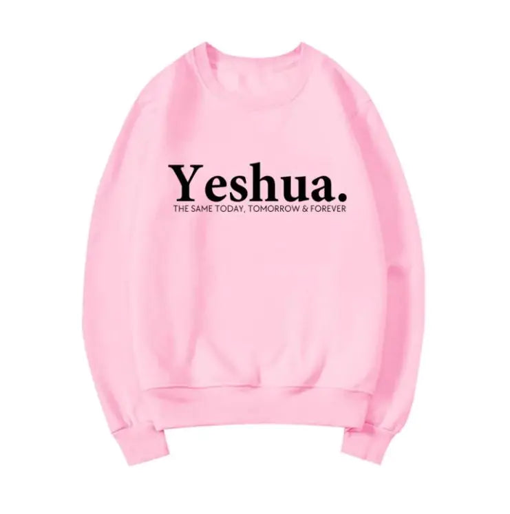 Vintage Yeshua Christian Sweatshirt Faith-Based Apparel Faith