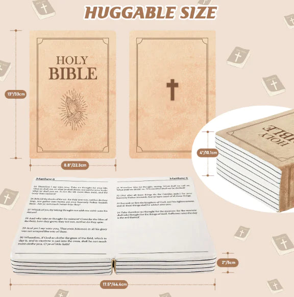 Christmas Bible Plush Pillow Doll